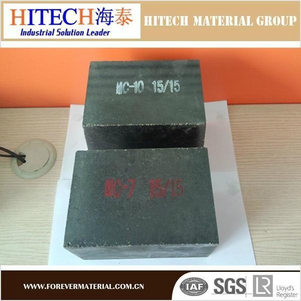 Refractory magnesia carbon brick for metallurgical vessel furnace 3