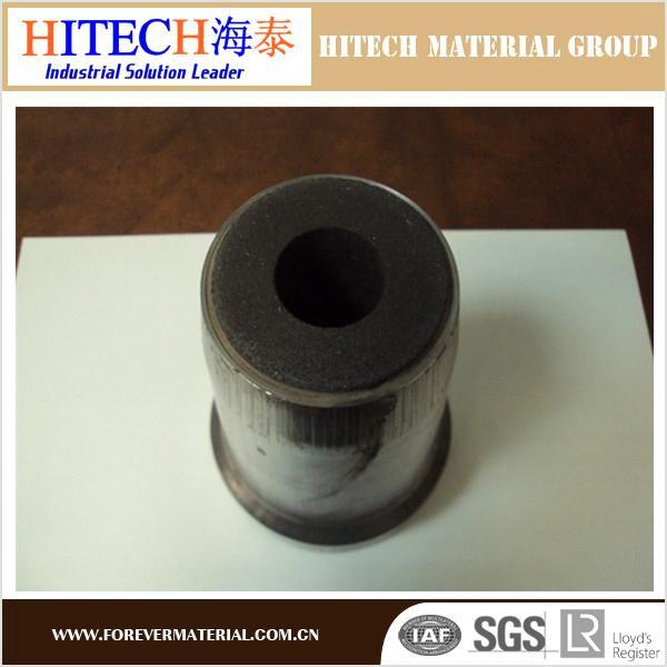 Hitech high alumina carbon refractory nozzle for ladle slide gate 2