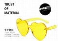 newesfor ladit  hearts sunglass round plastic sunglasses es 2