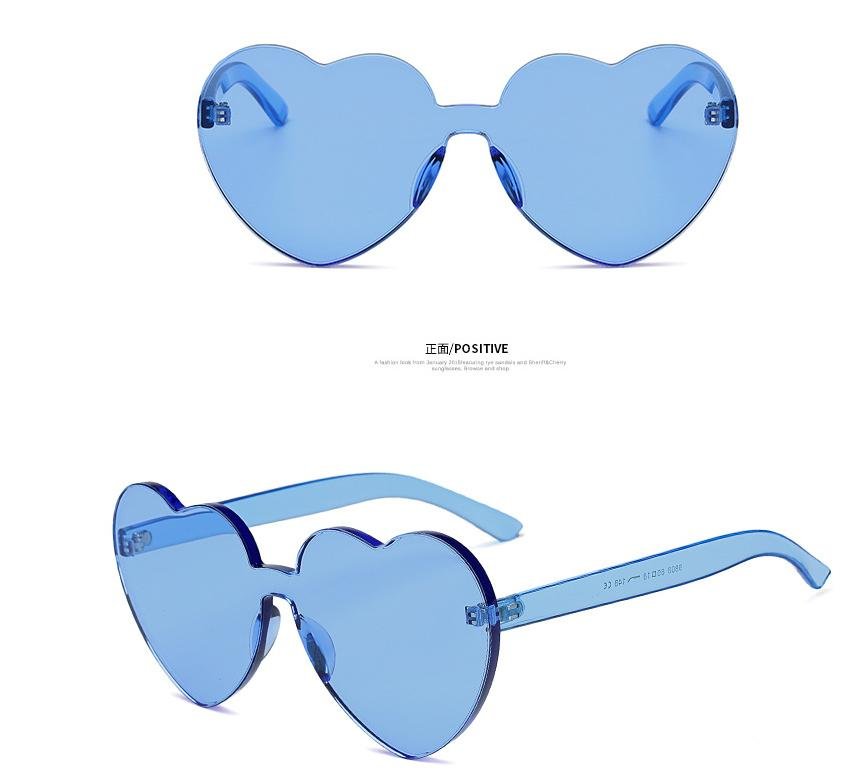 newesfor ladit  hearts sunglass round plastic sunglasses es 3