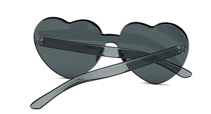 newesfor ladit  hearts sunglass round plastic sunglasses es 4