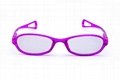  wholesale children's line polarized 3D glasses 4Dglass passive double project