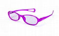  wholesale children's line polarized 3D glasses 4Dglass passive double project 5