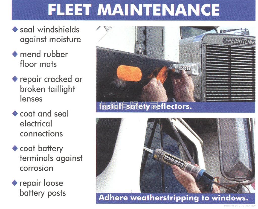 Fleet Maintenance Adhesive & Sealant E-6000 Series 4