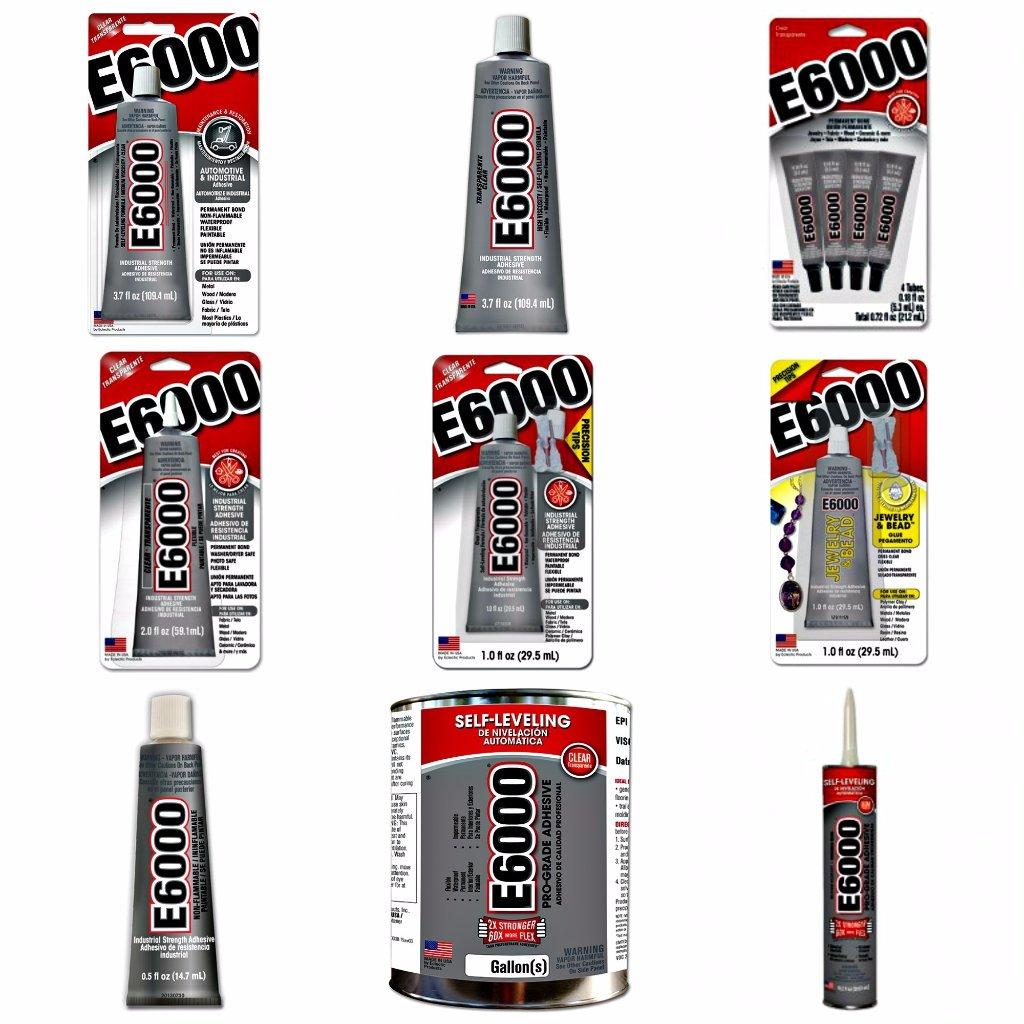 Eclectic Products E-6000 Plus Clear Industrial Strength Adhesive