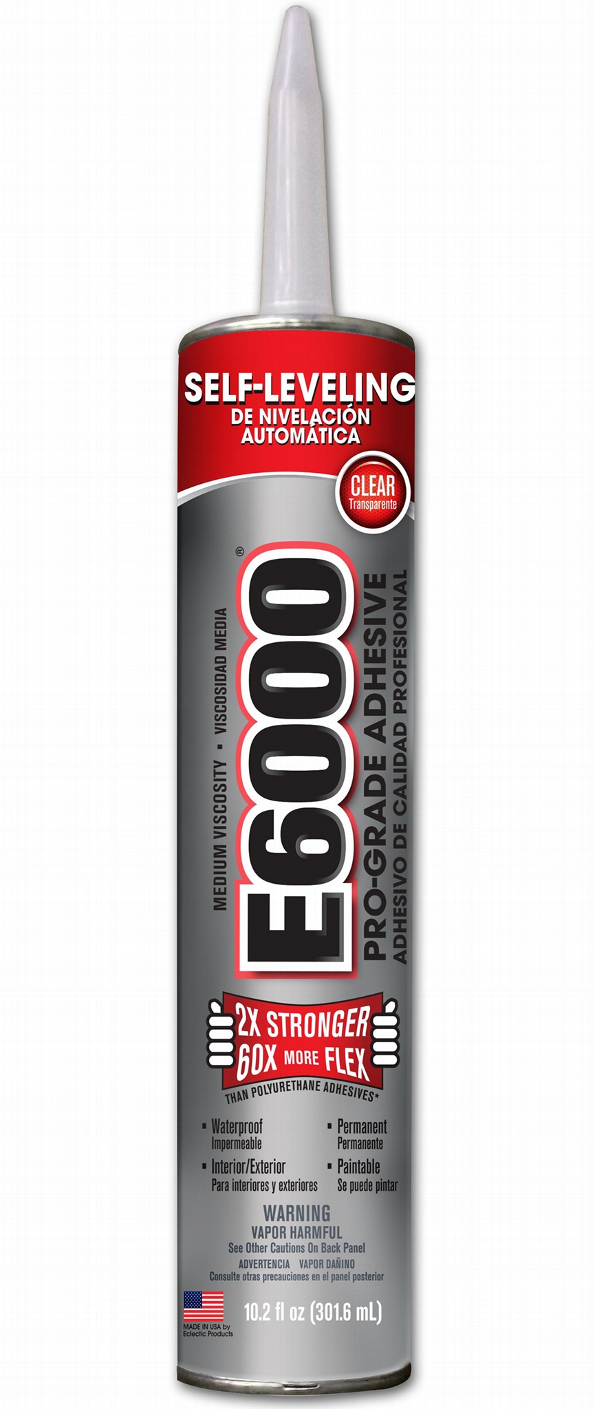 Eclectic Products E-6000 Plus Clear Industrial Strength Adhesive