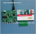 13.56Mhz ISO14443A B ISO15693,SAM CPU Card USB Reader