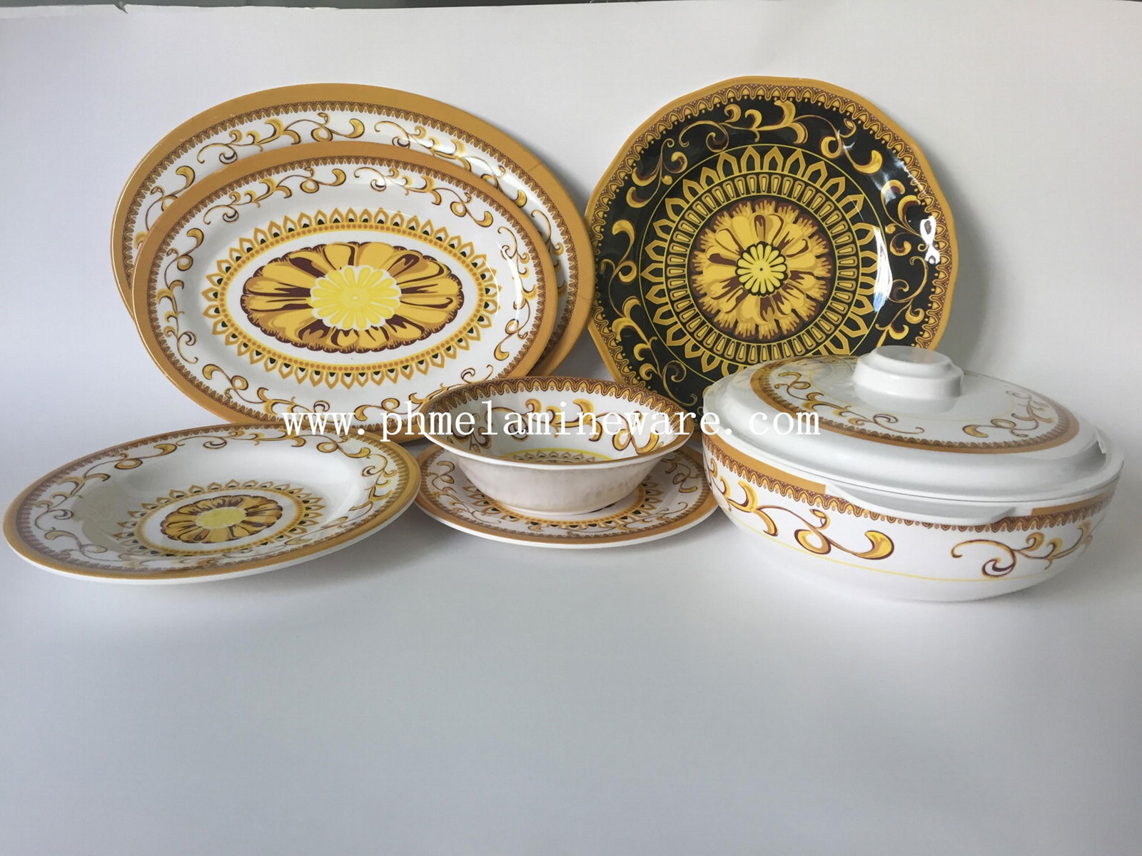 kids melamine dinner ware 5pcs set 2