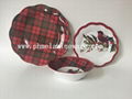 christmas melamine dinner set  4