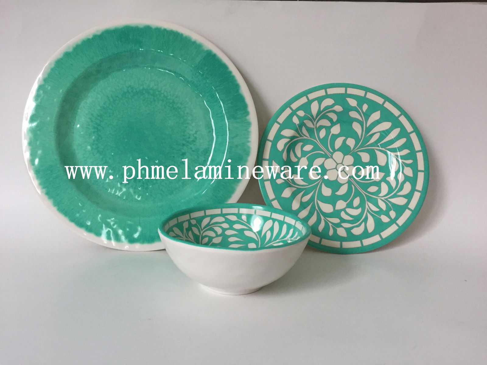 hot selling melamine dinnerware set ( 3 pcs of set) 2