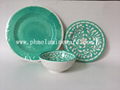 hot selling melamine dinnerware set ( 3 pcs of set)