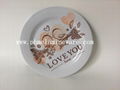 plastic melamine dinner set  3