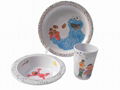 kid's melamine ware set