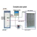 separated solar water heating system