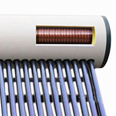 solar water heater with copper coil