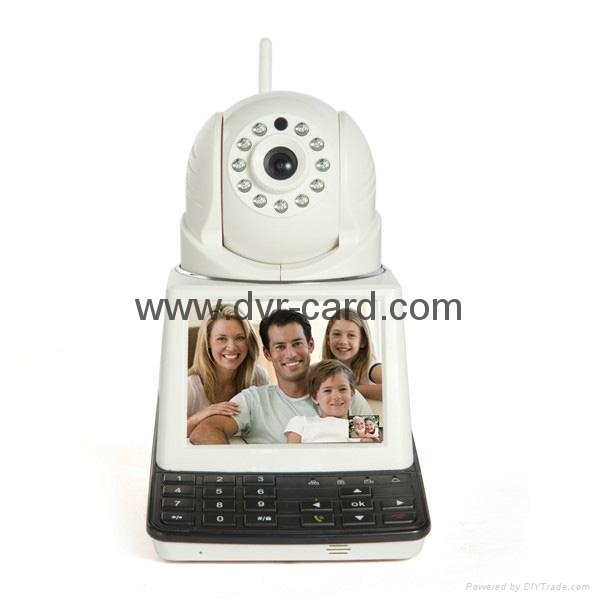 Free Call, P2P WiFi Wireless Network Camera with Wireless Detector