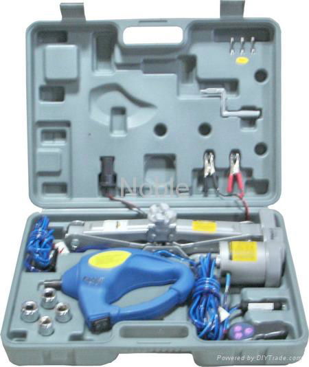 Automobile dynamoelectric jack, the wrench set pack