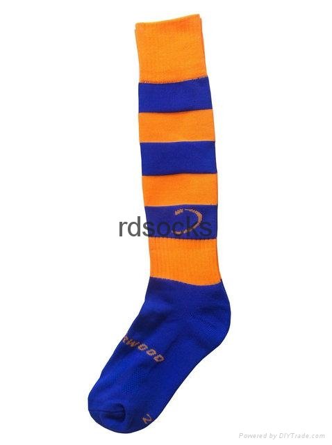 Wholesale colorful knee high football socks