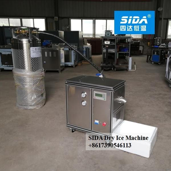 Sida brand KBM-30 small dry ice pelletizer making machine 30kg/h
