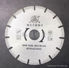 Vacuum brazed diamond blade