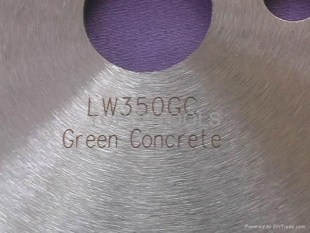 Laser Diamond saw blade for Green Concrete Series  2