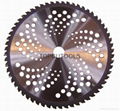 Grass cutting circular saw blades