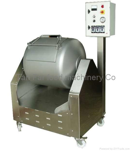 Vacuum meat mixer