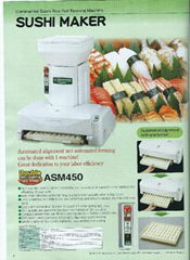 AUTEC ASM-450 nigiri machine with auto arrangement function