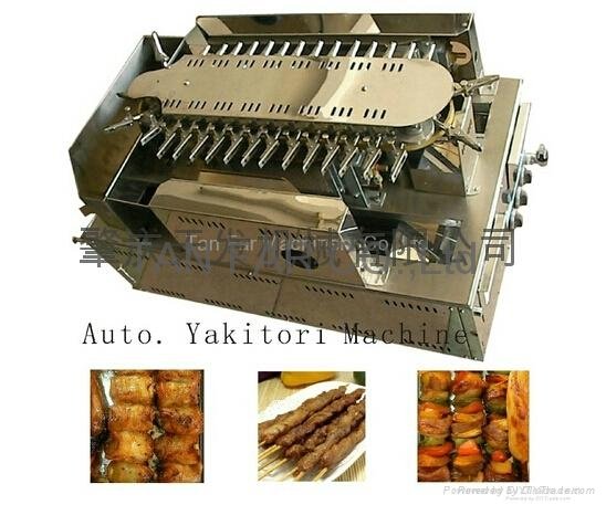 日本式自动回转式烧烤机  yakitori machine 3