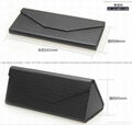 Triangle folding eyeglasses case 2