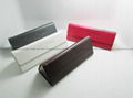 Hot sale handmade triangle foldable glasses case wholesale