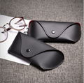 soft custom PU sunglasses case bag factory price
