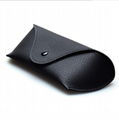 soft custom PU sunglasses case bag factory price