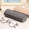 Handmade Custom Logo Linen Eyeglasses Glasses Case 7