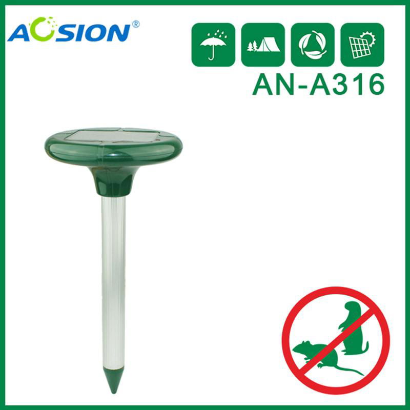 Aosion Sonic Solar Mole Repeller  rodent deterrent