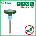 Aosion Solar Mole Repeller with LED Light