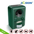 Ultrasonic animal scare device bird cat repeller with solar pir sensor deterrent