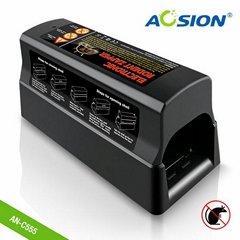 Aosion電子高效滅鼠器適配器或電池供電殺老鼠