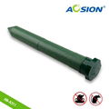 Plastic tube mole repeller