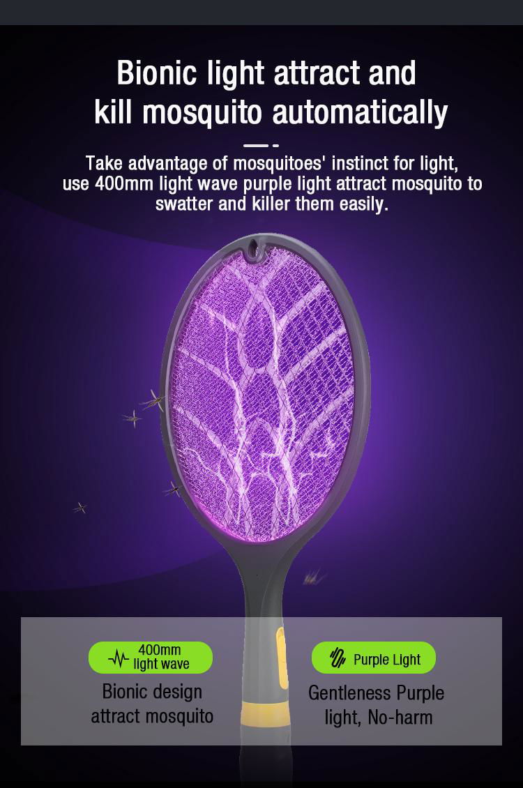 Multifunctional Rechargeable Mosquito Swatter 5