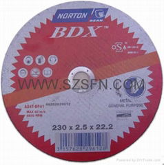 诺顿BDX230*2.5*22.23船舶切割片