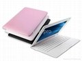 10inch Cheap mini laptop Android 4.0 support 3G Web camera VIA8850 notebook