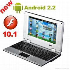 7 inch Mini netbook VIA8650 256MB/4G WIFI Android 2.2 Laptop 