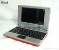 7 inch Mini netbook VIA8650 256MB/4G WIFI Android 2.2 Laptop 