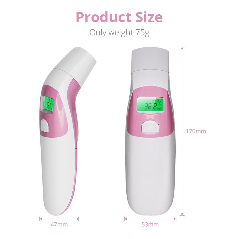 Adult Baby Forehead Ear Infrared thermometer FDA Digital Thermometer 