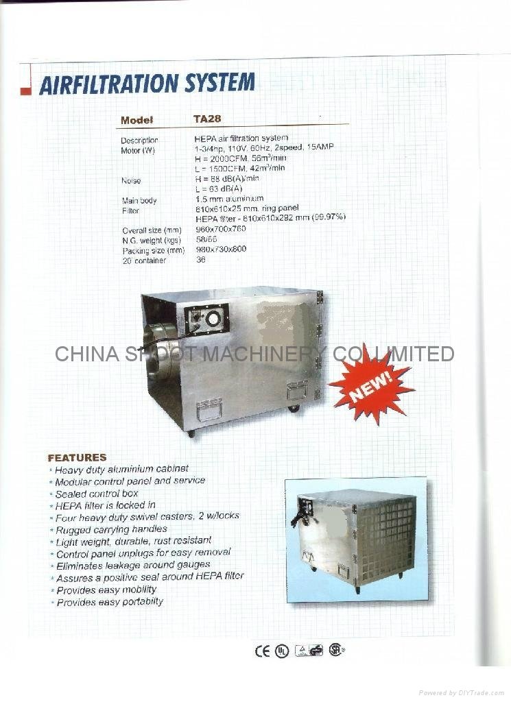 air filtration system,TA28