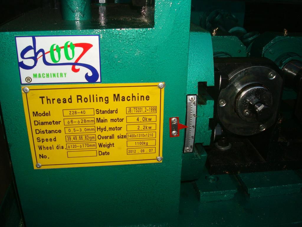 Thread Rolling Machine , Z28-40 2