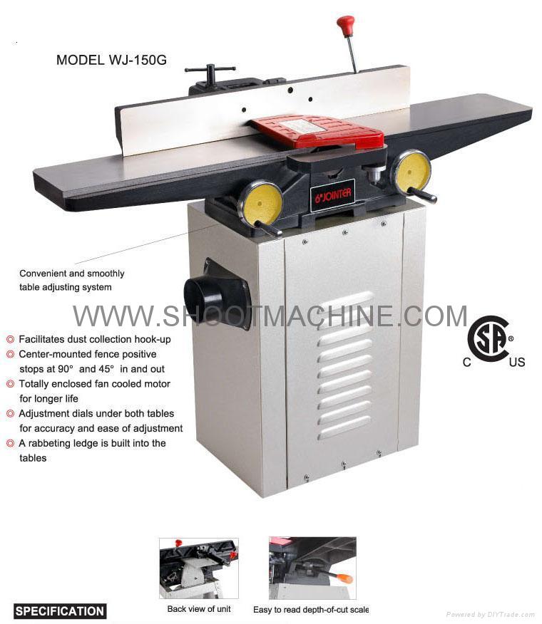 6" Wood Jointer Machine,WJ-150G - SHOOT (China
