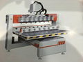 CNC Four Axis Table And Rotary Engraving Machine With 8 Spindle,SHFD2013 1