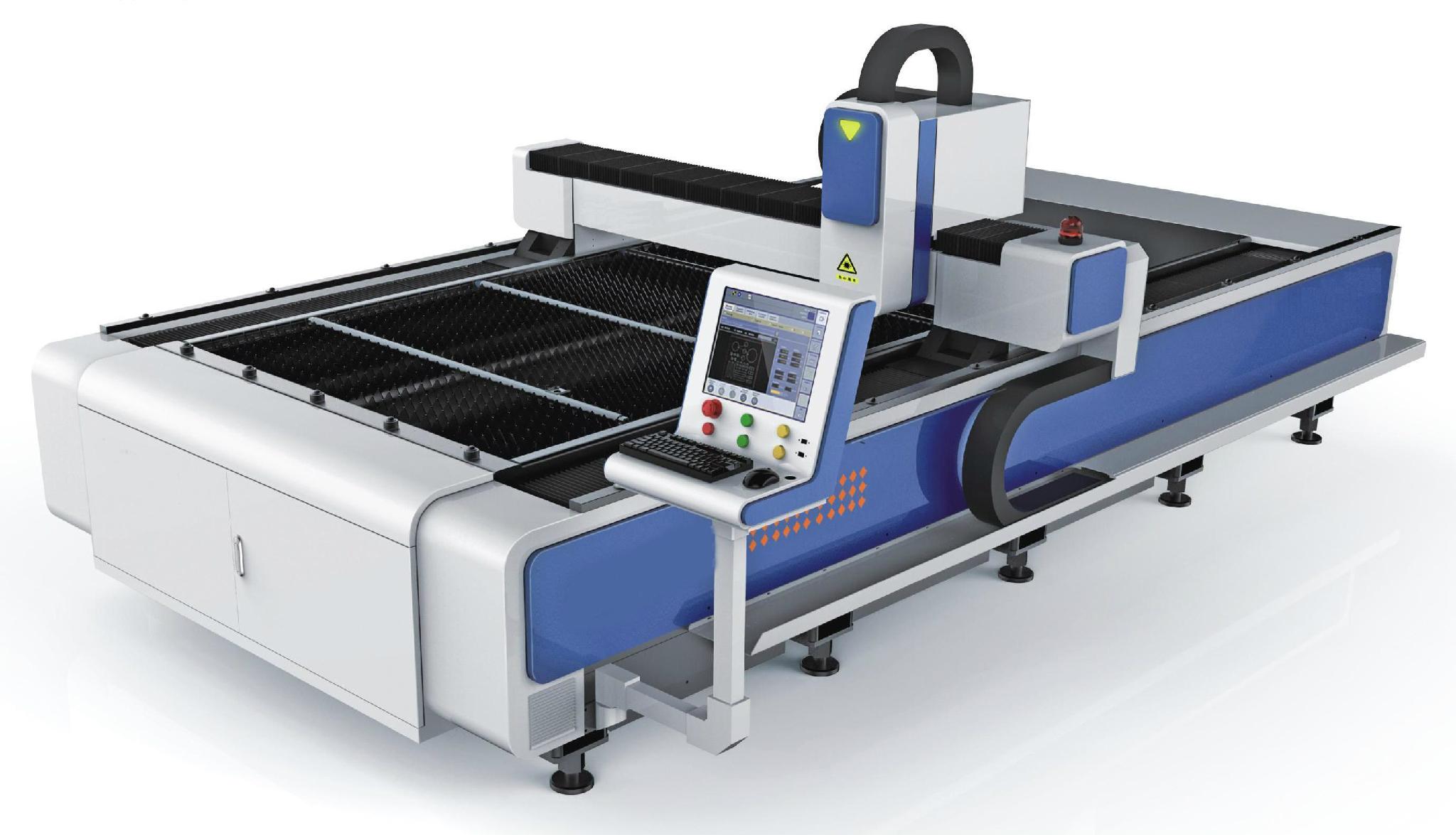 Fiber Laser Machine with 3000x1500mm work, SHLF-3015C 2